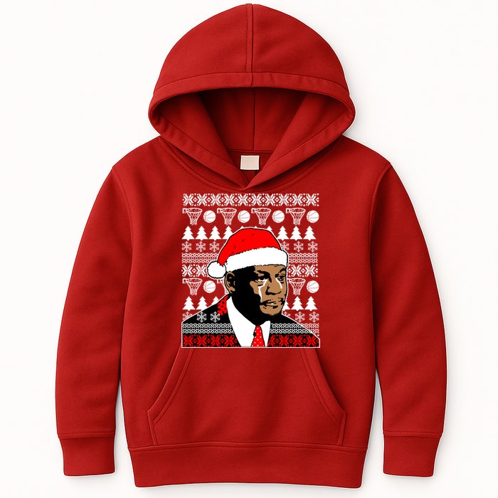 Jordan Crying Meme Ugly Christmas Sweater Design Kids Hoodie