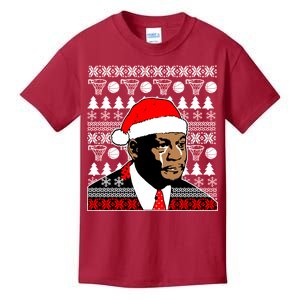 Jordan Crying Meme Ugly Christmas Sweater Design Kids T-Shirt