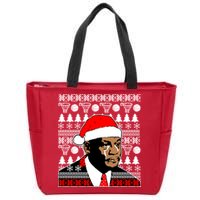 Jordan Crying Meme Ugly Christmas Sweater Design Zip Tote Bag