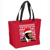 Jordan Crying Meme Ugly Christmas Sweater Design Zip Tote Bag