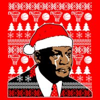 Jordan Crying Meme Ugly Christmas Sweater Design Zip Tote Bag