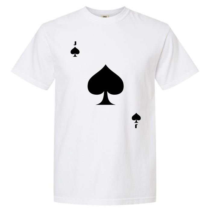 Jack Of Spades Playing Card Spades Poker Bridge Player Costume Garment-Dyed Heavyweight T-Shirt