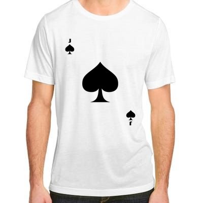 Jack Of Spades Playing Card Spades Poker Bridge Player Costume Adult ChromaSoft Performance T-Shirt