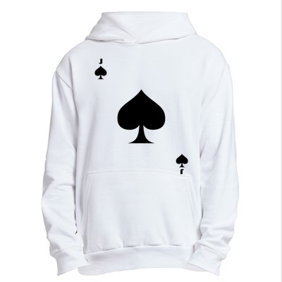 Jack Of Spades Playing Card Spades Poker Bridge Player Costume Urban Pullover Hoodie