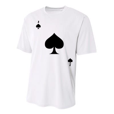 Jack Of Spades Playing Card Spades Poker Bridge Player Costume Performance Sprint T-Shirt