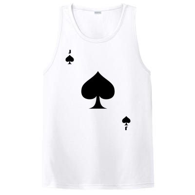 Jack Of Spades Playing Card Spades Poker Bridge Player Costume PosiCharge Competitor Tank