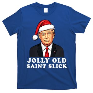 Jolly Old Saint Slick Donald Trump Christmas Santa Claus Hat Gift T-Shirt