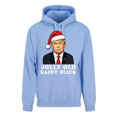 Jolly Old Saint Slick Donald Trump Christmas Santa Claus Hat Gift Unisex Surf Hoodie