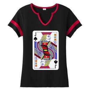 Jack Of Spades Playing Cards Halloween Costume Casino Easy Ladies Halftime Notch Neck Tee