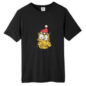 Jingle Owl The Way Funny Santa Owl Christmas Cool Gift Tall Fusion ChromaSoft Performance T-Shirt