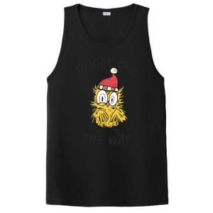 Jingle Owl The Way Funny Santa Owl Christmas Cool Gift PosiCharge Competitor Tank