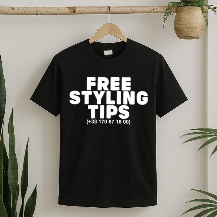 Joeyy On The Radar Wearing Free Styling Tips T-Shirt
