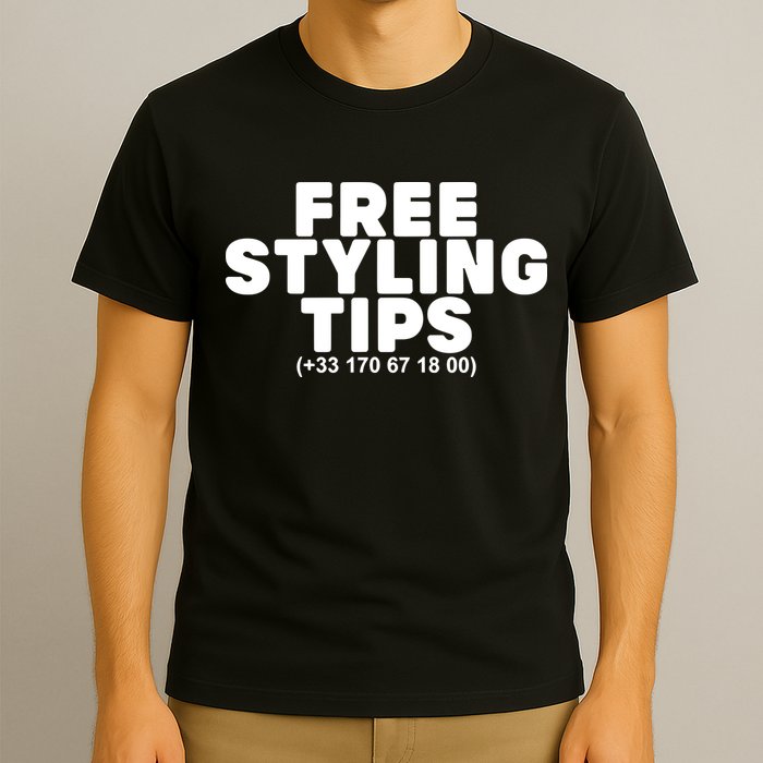 Joeyy On The Radar Wearing Free Styling Tips T-Shirt