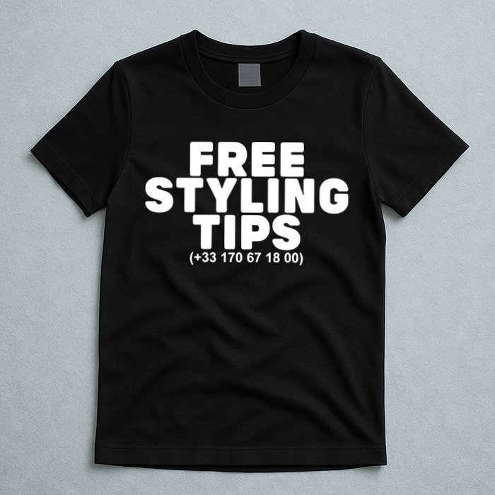 Joeyy On The Radar Wearing Free Styling Tips T-Shirt