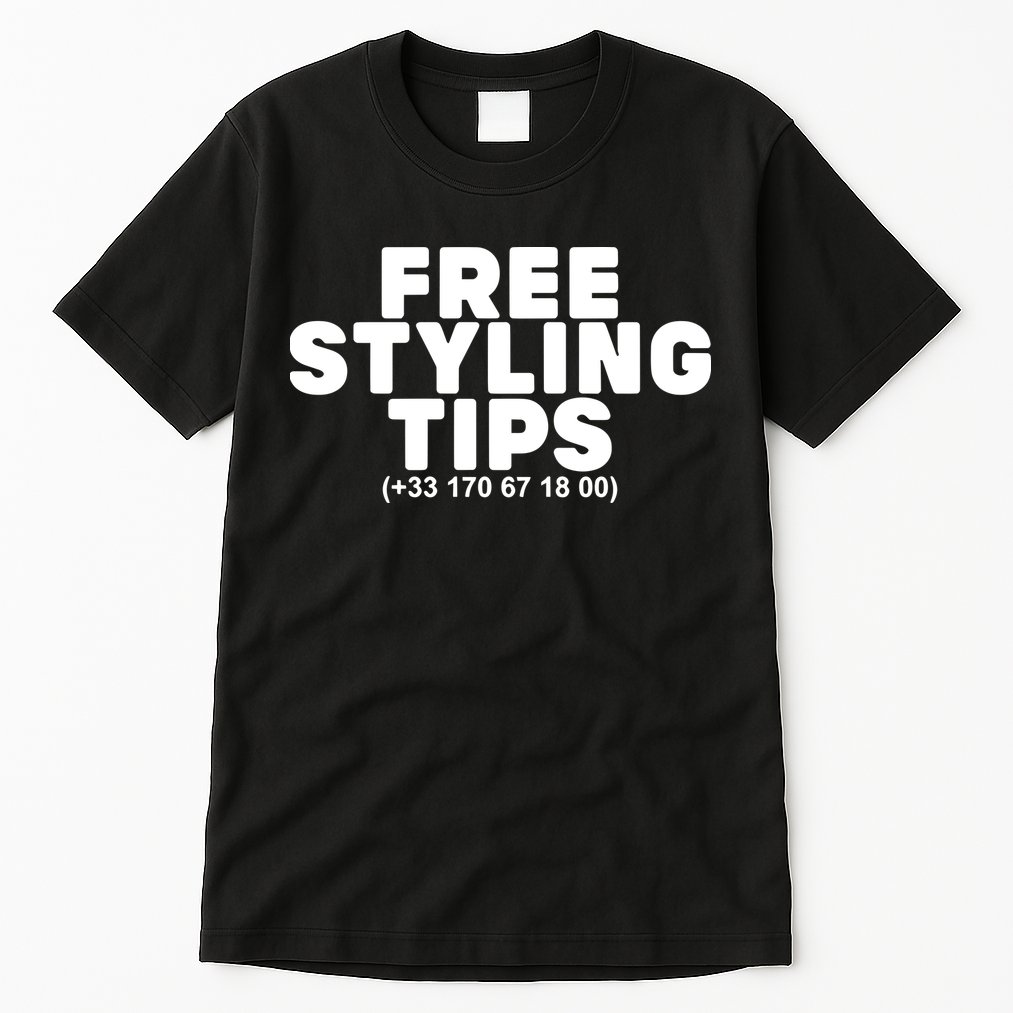 Joeyy On The Radar Wearing Free Styling Tips Tall T-Shirt