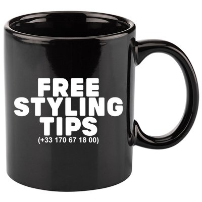Joeyy On The Radar Wearing Free Styling Tips 11oz C Handle Ceramic Mug