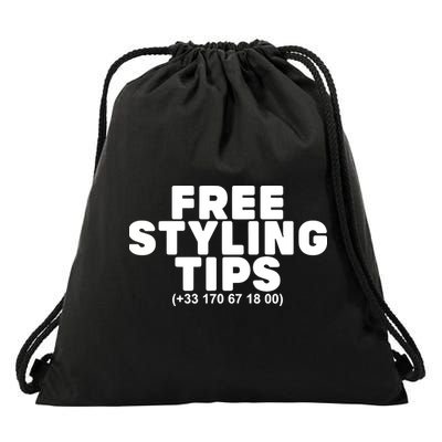 Joeyy On The Radar Wearing Free Styling Tips Drawstring Bag