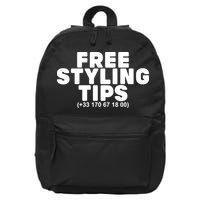 Joeyy On The Radar Wearing Free Styling Tips 16 in Basic Backpack