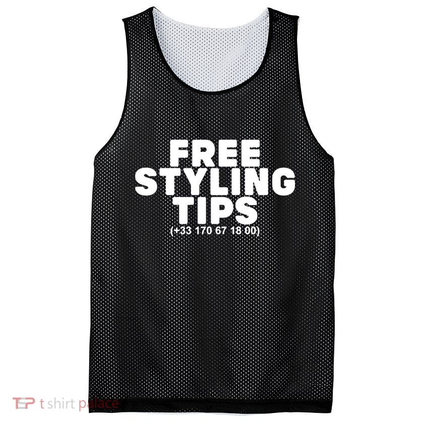 Joeyy On The Radar Wearing Free Styling Tips Mesh Reversible Basketball Jersey Tank