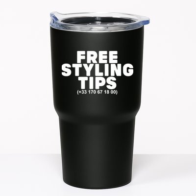 Joeyy On The Radar Wearing Free Styling Tips Tumbler