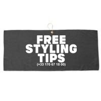 Joeyy On The Radar Wearing Free Styling Tips Large Microfiber Waffle Golf Towel