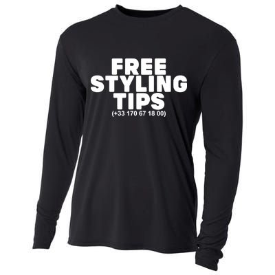 Joeyy On The Radar Wearing Free Styling Tips Cooling Performance Long Sleeve Crew
