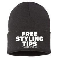Joeyy On The Radar Wearing Free Styling Tips Sustainable Knit Beanie