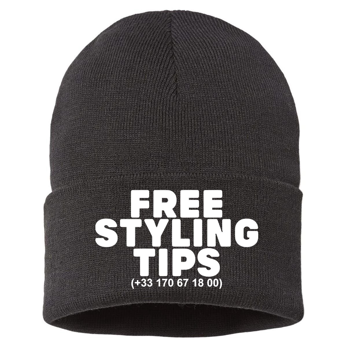Joeyy On The Radar Wearing Free Styling Tips Sustainable Knit Beanie