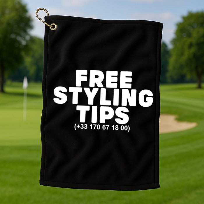 Joeyy On The Radar Wearing Free Styling Tips Golf Towel