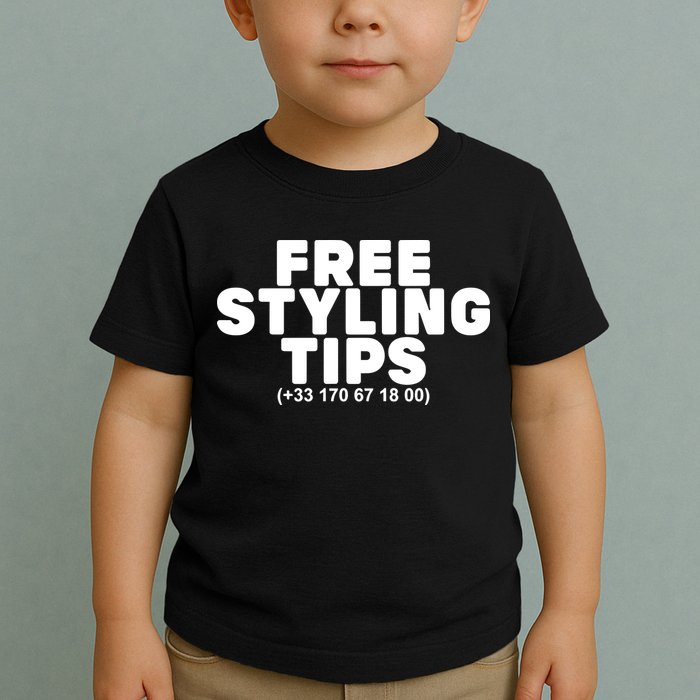 Joeyy On The Radar Wearing Free Styling Tips Toddler T-Shirt