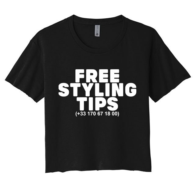 Joeyy On The Radar Wearing Free Styling Tips Crop Top