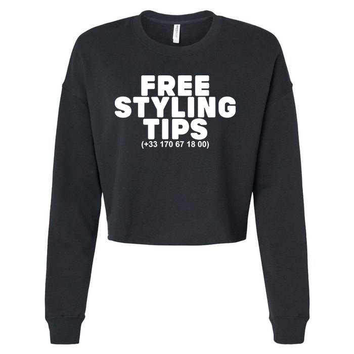 Joeyy On The Radar Wearing Free Styling Tips Cropped Pullover Crew
