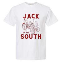 Jack Of The South Chicken On Red Tractor Farm Life Garment-Dyed Heavyweight T-Shirt