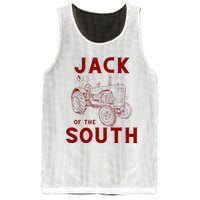 Jack Of The South Chicken On Red Tractor Farm Life Mesh Reversible Basketball Jersey Tank