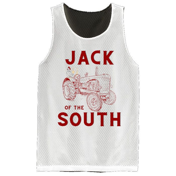 Jack Of The South Chicken On Red Tractor Farm Life Mesh Reversible Basketball Jersey Tank