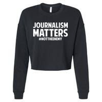 Journalism Matters Cropped Pullover Crew