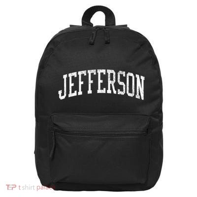 Jefferson Oh Vintage Athletic Sports 16 in Basic Backpack