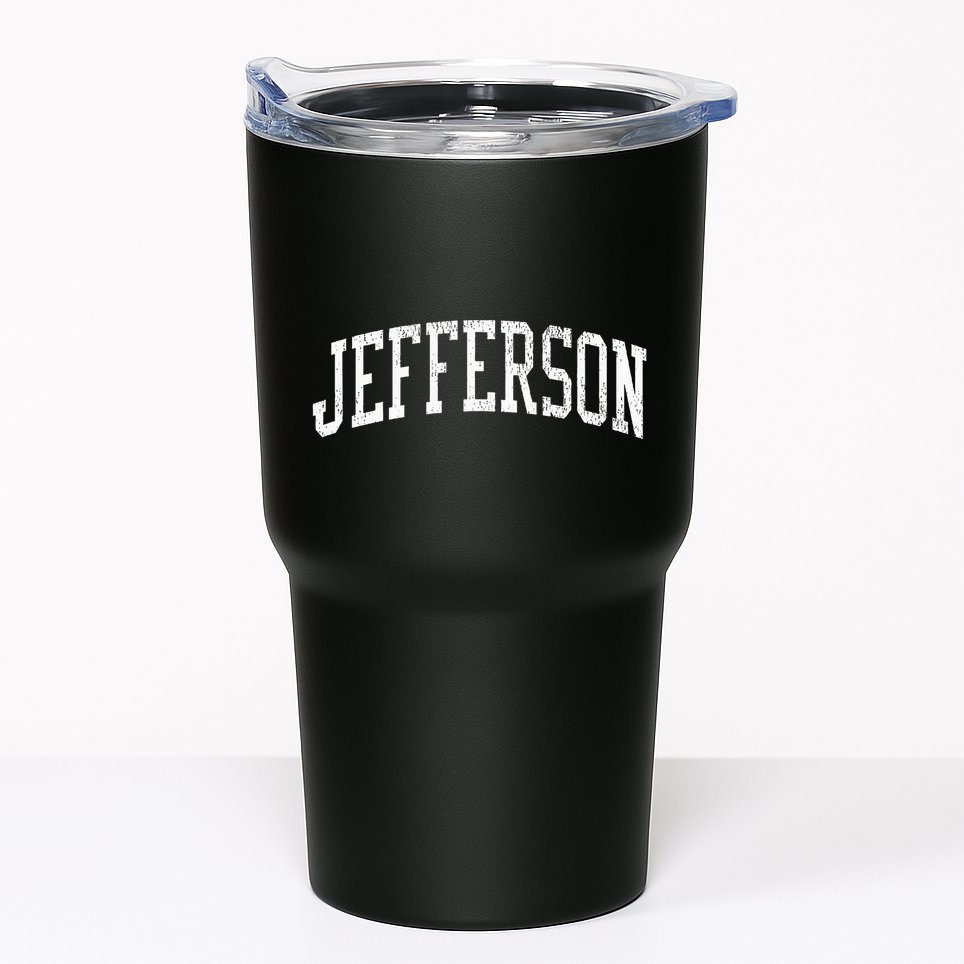 Jefferson Oh Vintage Athletic Sports Tumbler
