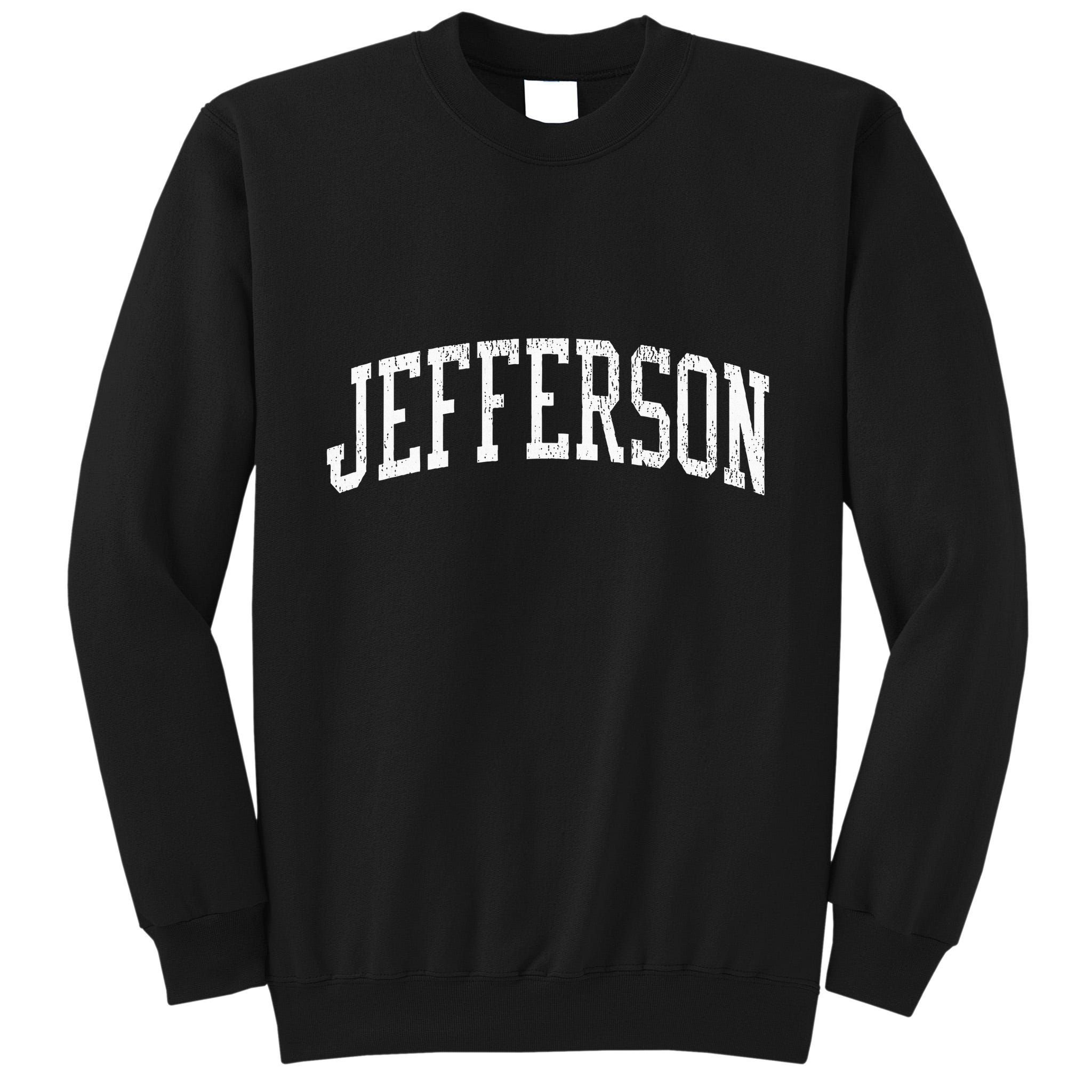 Jefferson Oh Vintage Athletic Sports Tall Sweatshirt