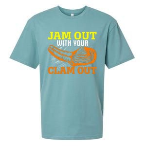 Jam Out With Your Clam Out Sueded Cloud Jersey T-Shirt