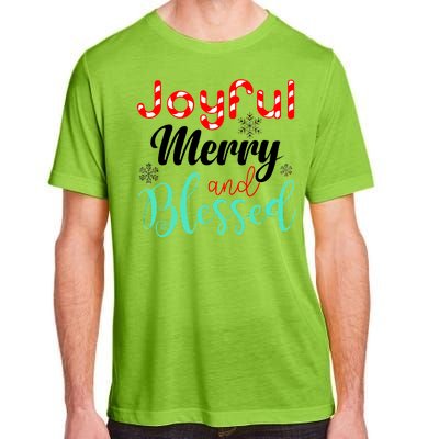 Joyful Merry And Blessed Adult ChromaSoft Performance T-Shirt