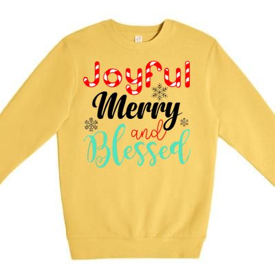 Joyful Merry And Blessed Premium Crewneck Sweatshirt