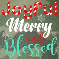 Joyful Merry And Blessed Legacy Tie Dye Trucker Hat