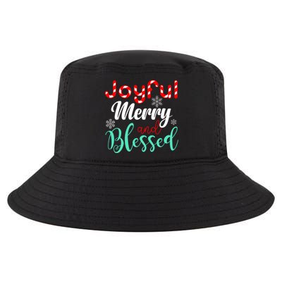 Joyful Merry And Blessed Cool Comfort Performance Bucket Hat