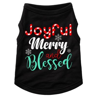 Joyful Merry And Blessed Doggie Tank