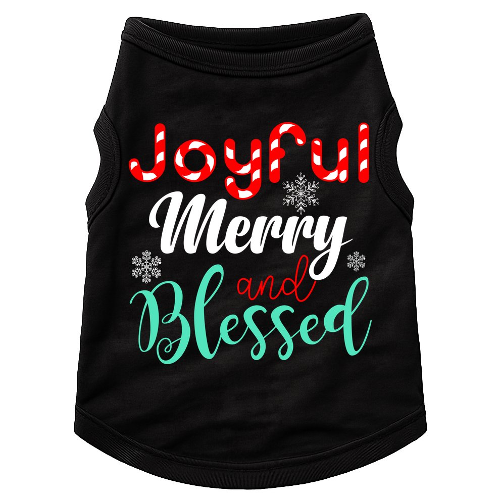 Joyful Merry And Blessed Doggie Tank