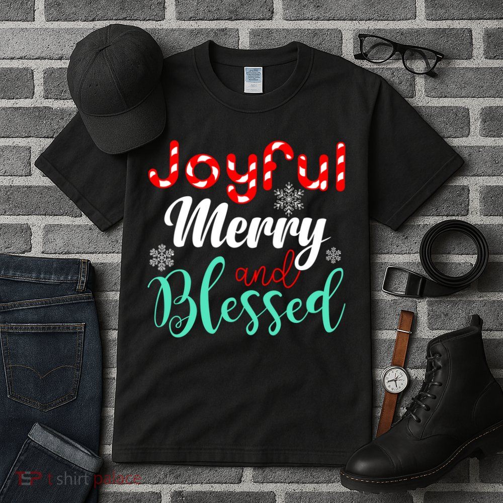 Joyful Merry And Blessed Tall T-Shirt