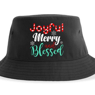 Joyful Merry And Blessed Sustainable Bucket Hat