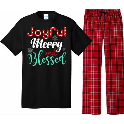 Joyful Merry And Blessed Pajama Set