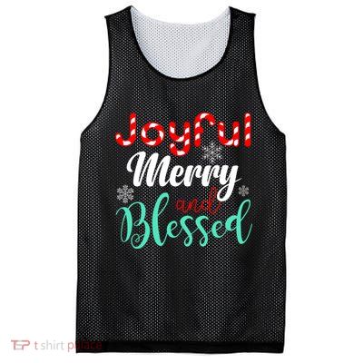 Joyful Merry And Blessed Mesh Reversible Basketball Jersey Tank